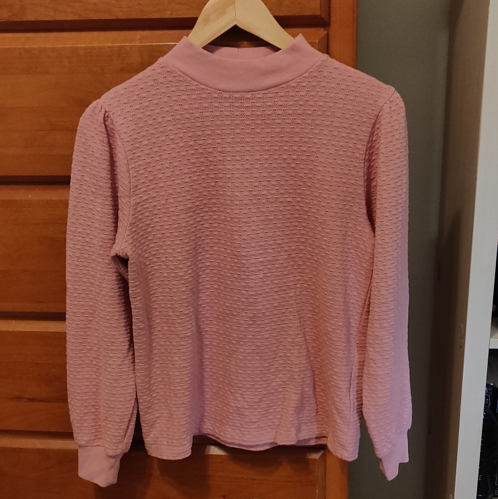 J Crew mockneck tee